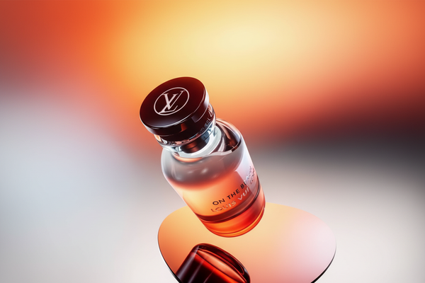 Luxury fragrance banner in 3:2 landscape format